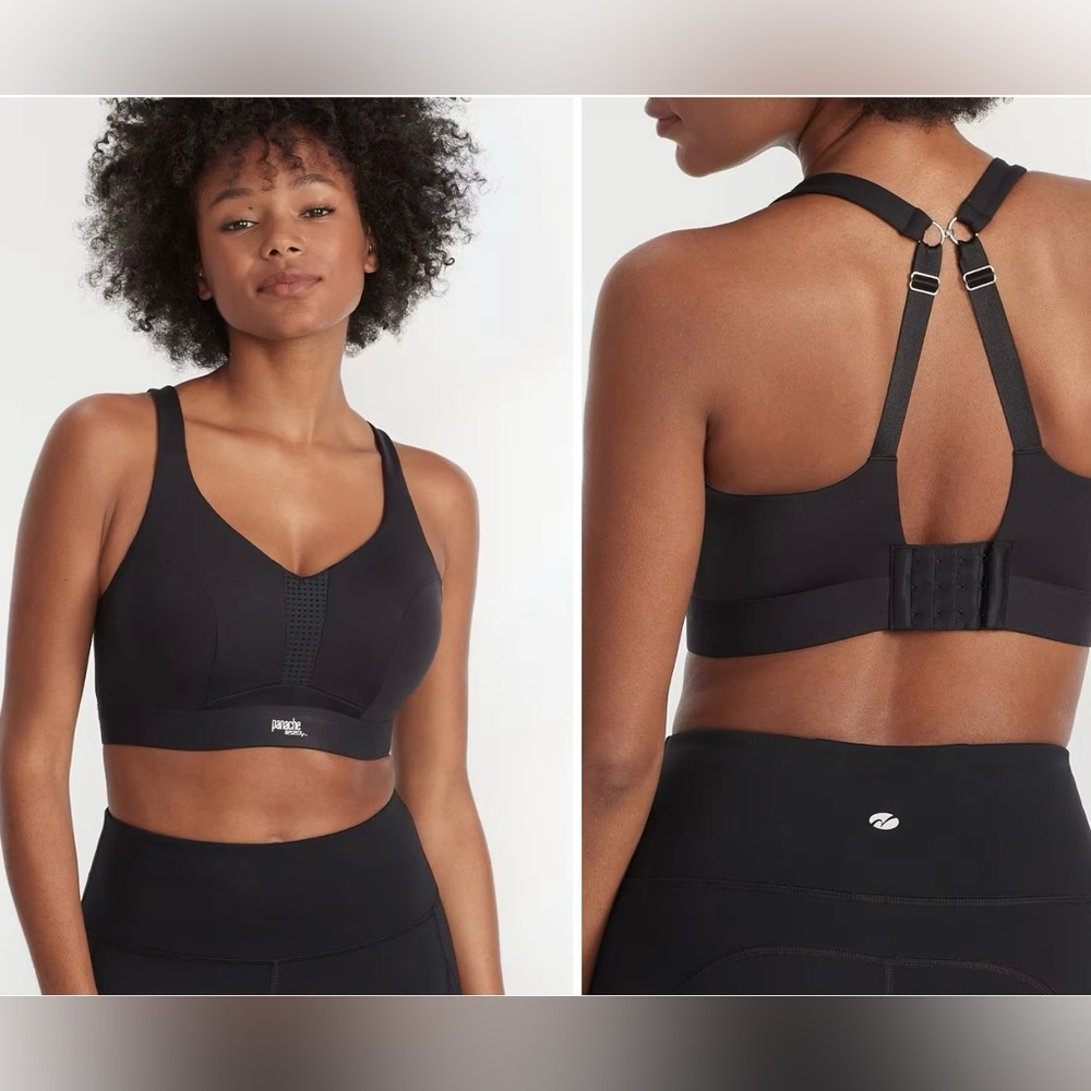 NWT Panache Black Underwire Bra / Sports Bra 36H
